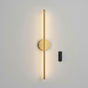 Lysverden 72 cm linear wall lamp in black aluminum with adjustable light color and dimming, 5000 mAh battery.