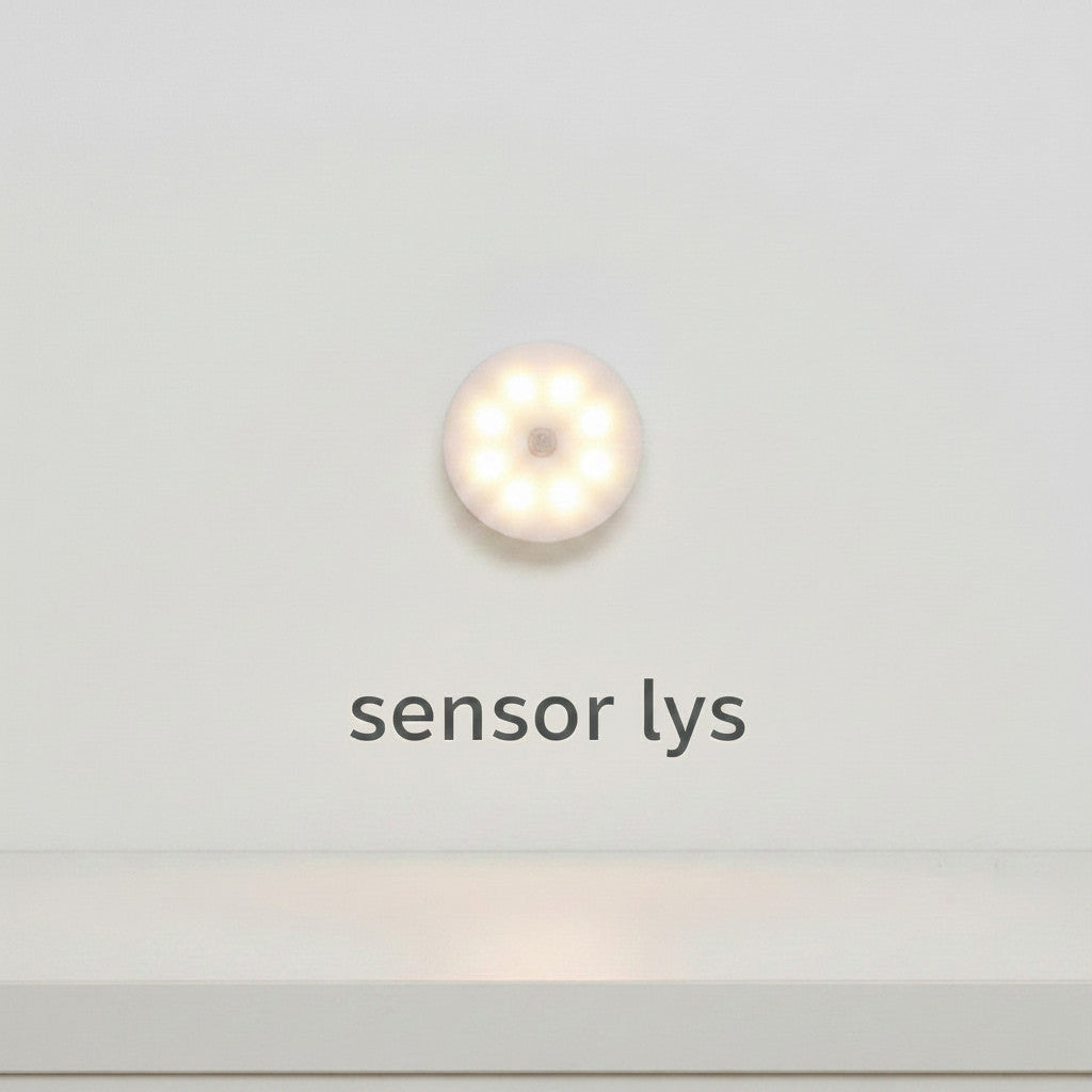 Lysverden motion-activated LED night light with magnetic mount, portable and USB rechargeable.