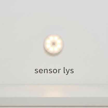 Lysverden motion-activated LED night light with magnetic mount, portable and USB rechargeable.