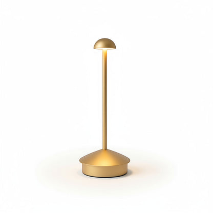 Lysverden Pinnacle desk lamp in anodized aluminum with a dome top, touch control, and 4 color temperatures.