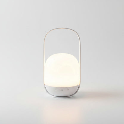 Lysverden portable RGB LED night light with handle, touch control, and remote. Dimmable with 5 levels and gradient.
