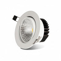 Lysverden 18W recessed LED downlight with 4000K neutral white light and 120° beam angle. Features a textured reflector.