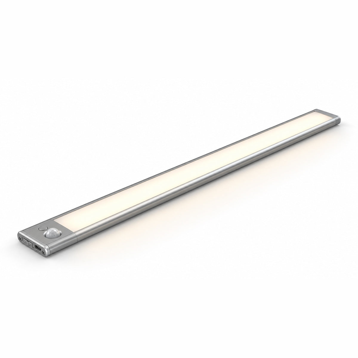 LED skap-belysning med bevegelsessensor – trådløs USB-C oppladbar
