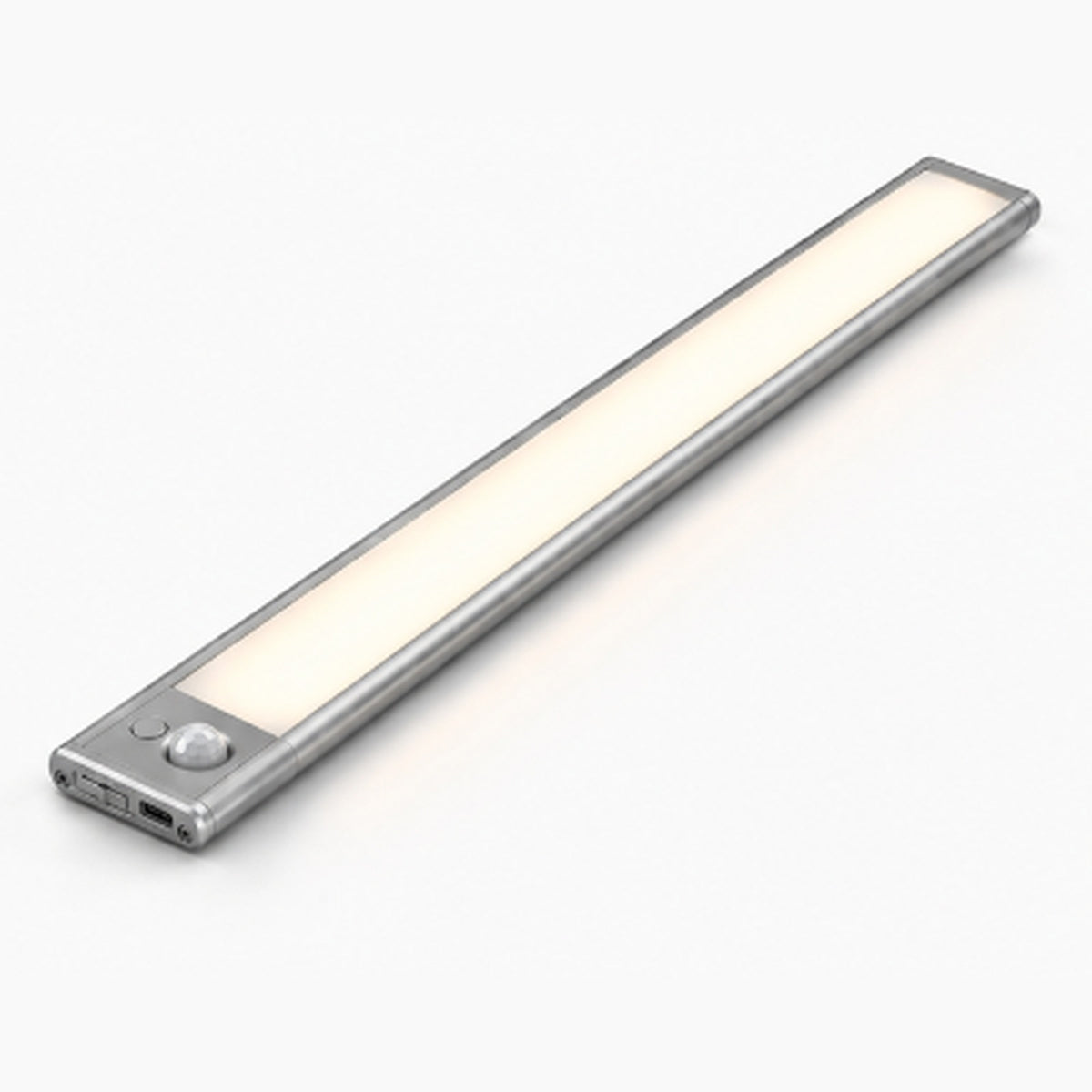 LED skap-belysning med bevegelsessensor – trådløs USB-C oppladbar
