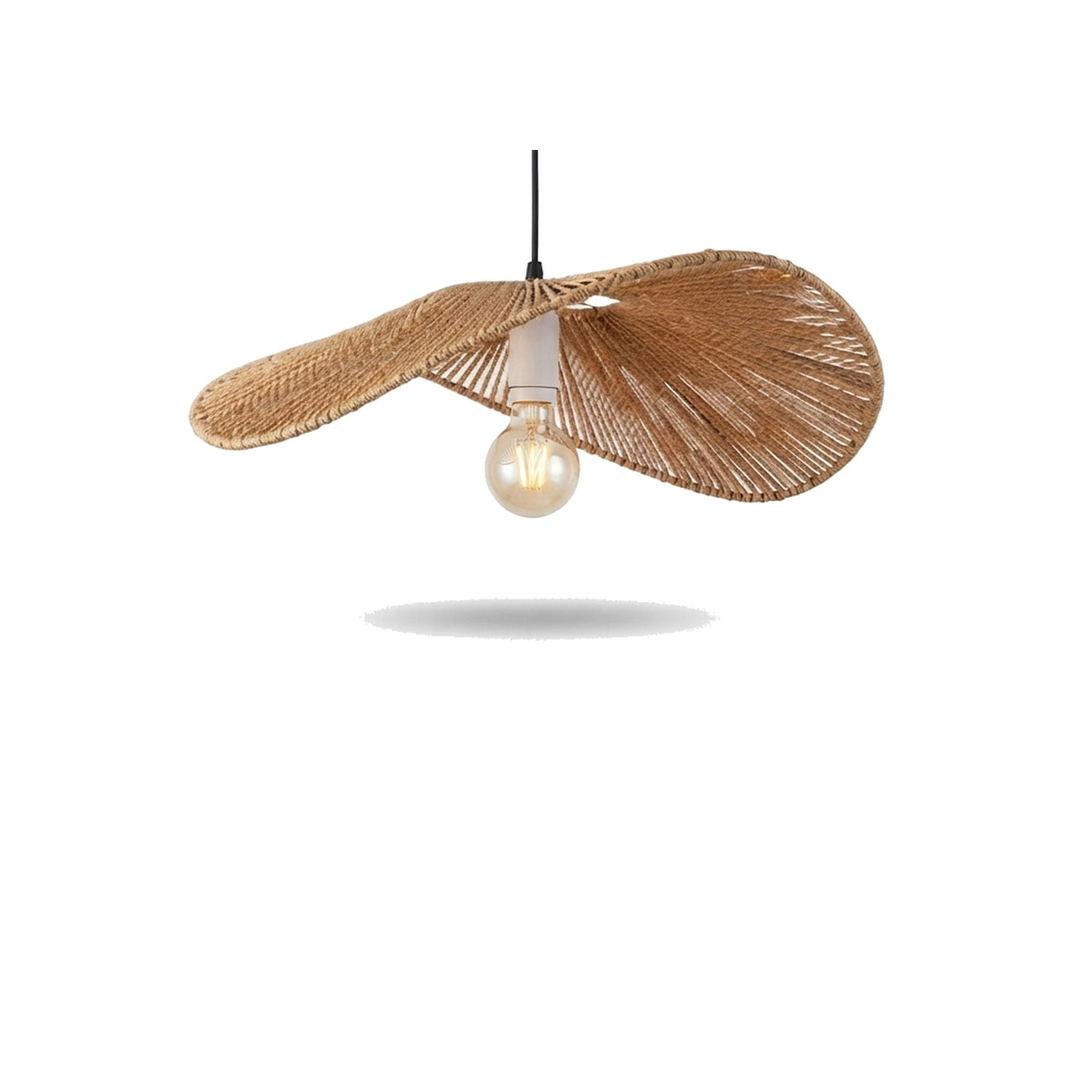 Rottingpendel – bølget flat skjerm – Ø40×12