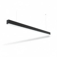 Lysverden modern white linkable LED linear pendant light, 36W, 4000K neutral white light, 1200mm length.