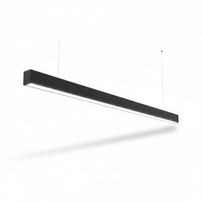 Lysverden modern white linkable LED linear pendant light, 36W, 4000K neutral white light, 1200mm length.