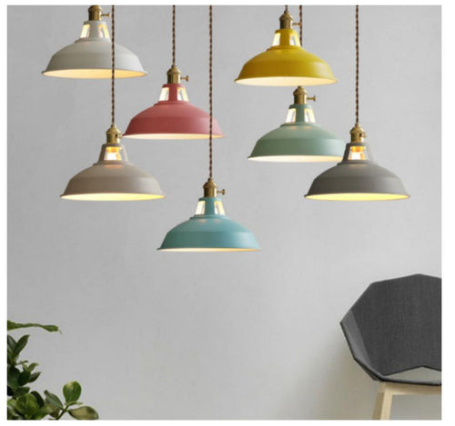 LYS Macaron pendellampe – låvekuppel i pastell
