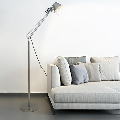 LYS Justerbar arbeidsgulvlampe i aluminium