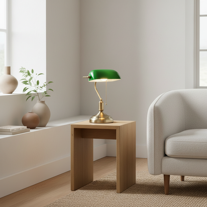 Bordlampe i et skandinavisk hjem