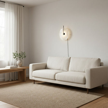Vegglampe i et skandinavisk hjem