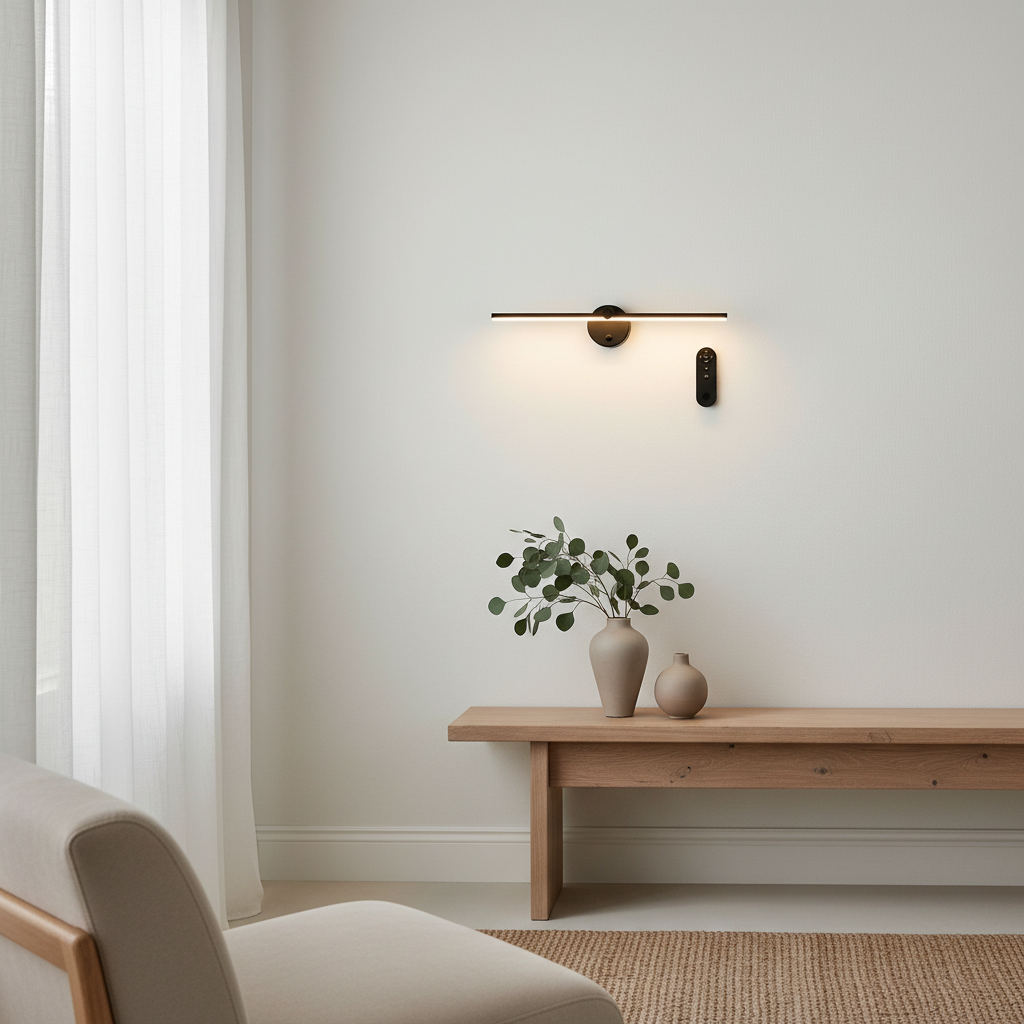 Justerbar lineær vegglampe 40 cm – 5200 mAh 330°