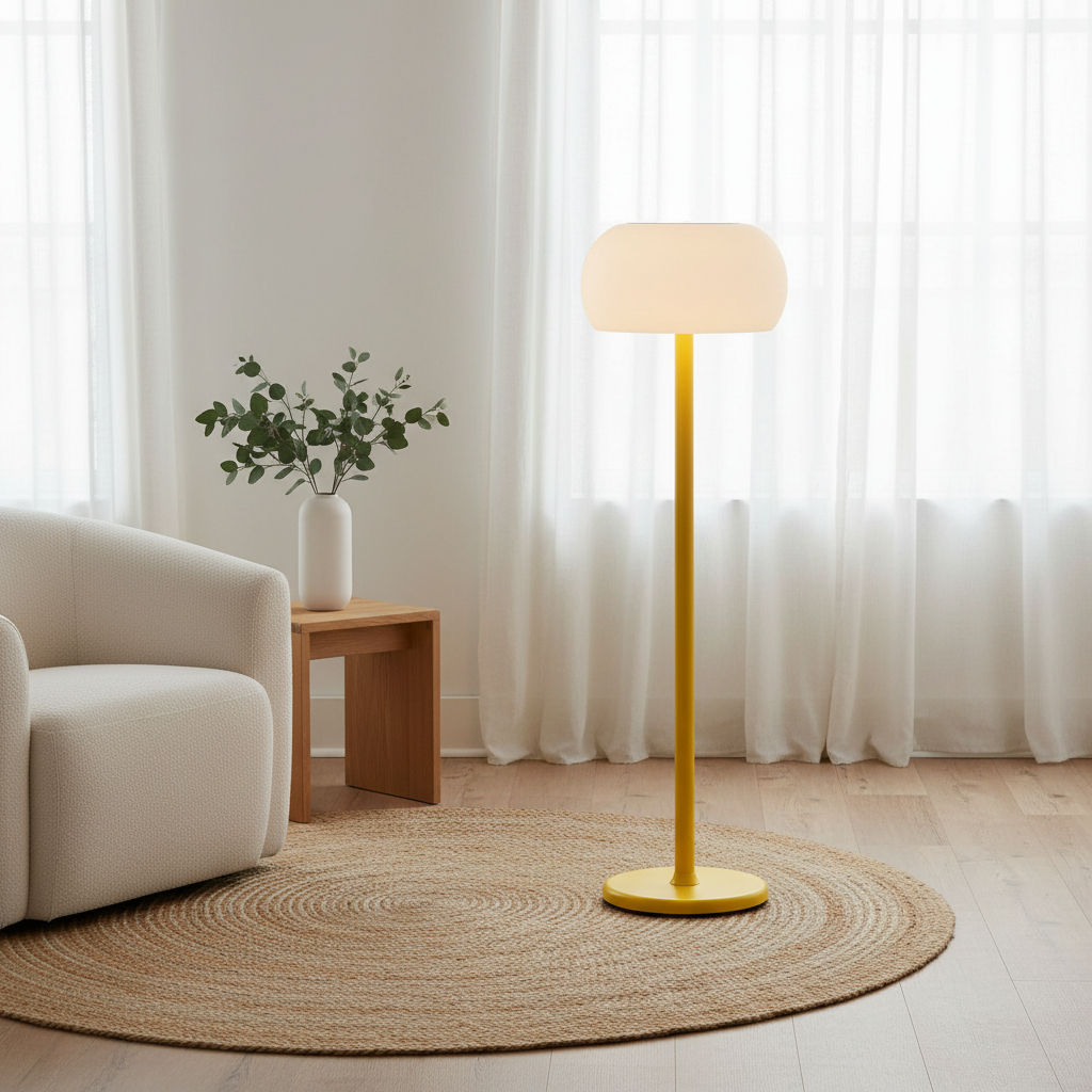 Bordlampe i et skandinavisk hjem