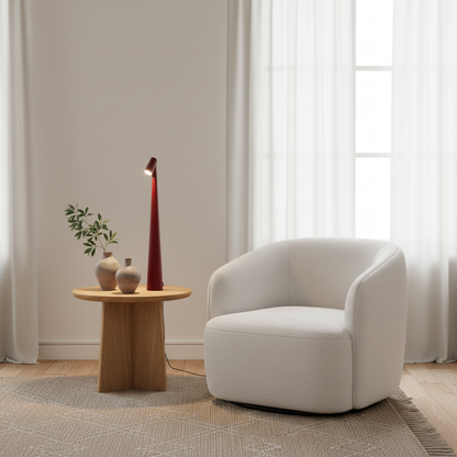 Bordlampe i et skandinavisk hjem