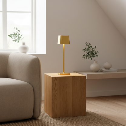 Bordlampe i et skandinavisk hjem